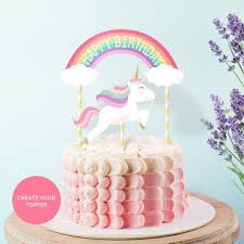 From fancy cakes to the rainbow and easy ones. Unicorn Gold Happy Birthday Cake Topper Printable Unicorn And Glitter Cake Topper Unicorn Topper Unicorn Cake Topper Unicorn Birthday Cake Diy Unicorn Cake
