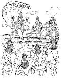 Are you looking for some lord krishna coloring pages to teach him all about the avatar of vishnu? Vishnu India Adult Coloring Pages