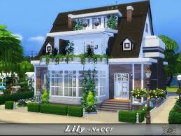 The Sims Resource Lily House By Danuta720 Sims 4 Downloads Architecture Architect Architecturaldesign Lo Sims House Sims 4 House Plans Sims House Design