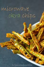 Maybe you would like to learn more about one of these? Microwave Okra Chips Recipe Kurkuri Bhindi Recipe Spiceindiaonline