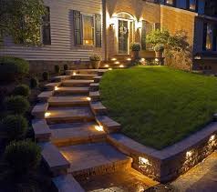 27 Outdoor Step Lighting Ideas That Will Amaze You Outdoor Patio Lights Step Lighting Front Yard Lighting