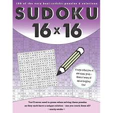 (puzzle template) 311 3 4 photoshop printer stock images: 16x16 Sudoku 100 Sudoku Puzzles Complete With Solutions Book On Onbuy