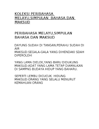 Join facebook to connect with pepatah melayu and others you may know. Koleksi Peribahasa Melayu