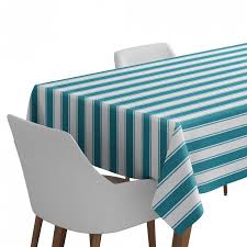 «cette nappe fait beaucoup d'effet sur la table, pour le jardin ou une occasion plus stylée. Nappe Enduite Tisse En Coton