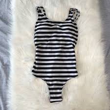 Onepiecekini Proper Party Girl Striped Cheeky Suit