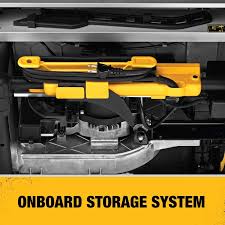 The Dewalt Dwe7491rs 10 Inch Jobsite Table Saw With 32 1 2 Inch 82 5cm Rip Capacity And A Rolling Stand Features Table Saw Hybrid Table Saw Jobsite Table Saw