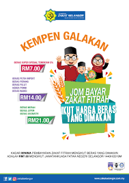 Zakat pendapatan zakat perniagaan zakat saham zakat emas zakat perak zakat kwsp zakat wang simpanan fidyah. Kadar Zakat Fitrah Di Selangor Kekal Rm7 Lembaga Zakat Selangor