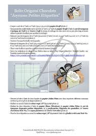 Microsoft Word Bo Te Origami Chocolats No L 1 Doc Tutoriel Tuto Scrapbooking Scrapbooking Boite