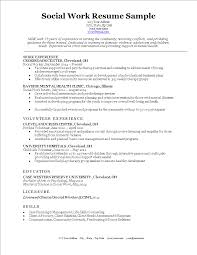Social Work Resume Templates At Allbusinesstemplates Com