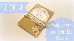 Dos lindas invitaciones bien hechas, bonitas y muy tiernas, tanto para niña como para niño.me agradó. Tutorial Invitacion Para Bautizo Youtube