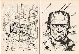 The monsters coloring pages are a good way to introduce mythical animals, obnoxious creatures and contemporary cartoons in your child's everyday life. Universal Studios Monsters A Big Coloring Book From Golden Books 1991 From Zombos Closet