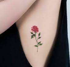 Red Rose Tattoo Floral Tattoo Rose Tattoos Tiny Rose Tattoos Geometric Rose Tattoo