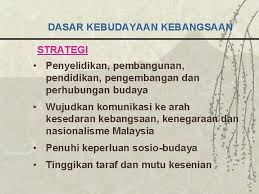 Memupuk dan memelihara keperibadian kebangsaan yang tumbuh daripada kebudayaan kebangsaan. Dasardasar Sosial Negara Definisi Adalah Asas Panduan Kepada