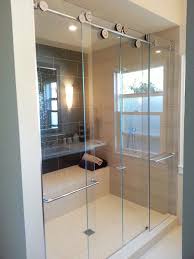 Types Of Glass Shower Doors We Can Create Custom Shower Doors In A Variety Of Styles Including Tri Fold Glass Shower Doors Glass Shower Guest Bathroom Small