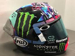 All the latest motorcycle and motorcycle accessory and clothing reviews. Maverick Vinales Special Design For Arai Helmet Europe Facebook
