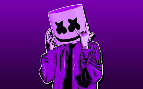 Herunterladen Hintergrundbild Dj Marshmello 4k Violett Hintergrund American Dj Minimal Christopher Comstock Superstars Kreative Marshmello Marshmello 4k Djs Marshmello Minimalismus Fur Desktop Kostenlos Hintergrundbilder Fur Ihren Desktop