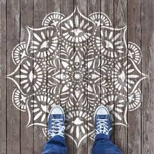Mandala Stencil Reflections Reusable Medallion Motif Template By Craftstar Mandala Stencils Medallion Motif Mandala