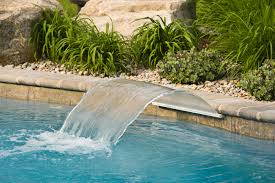 We have compiled the best ideas for water features that will turn your pool into an oasis. Home Design Elements Swimming Pool Waterfall Designs