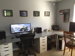 New Office Setup Just Need To Address Cables Office Furniture Layout Home Office Layouts Small Office Furniture