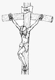 So cross drawings is definitely a theme worth to consider. Jesus On Cross Png Black And White Jesus In Cross Drawing Transparent Png Kindpng