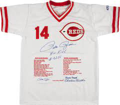 Maybe you would like to learn more about one of these? Pete Rose Jersey Signed Historyforsale Item 293085
