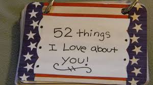 10 this is a fake these are just a few! Diy Card Book 52 Things I Love About You Holidappy