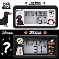 Maybe you would like to learn more about one of these? Veriss Digital 9999 Days Countdown Clock Timer With Backlight Count Down Your Retirement Wedding Christmas Vacation And All Calendar Event Dates In Your Life Dog Collection Black 8 Frames Pricepulse