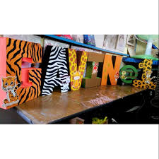 Editable jungle alphabet all letters banner garland safari animals wild one gold first boy birthday. Nice Safari Animals With Colorful Letter Free Premium Vector Download
