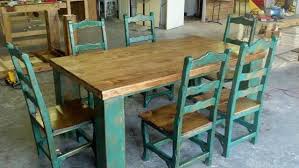Rustic Table Turquoise Table Rustic Table Table