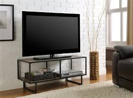 These units are fully customisable so if you don't see the size you would like or would. Buy Emmett Sonoma Tv Stand Coffee Table With Metal Frame For Tvs Up To 42 Oak Gunmetal Gray Online In Indonesia 35496772