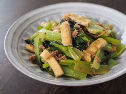 小松菜と油揚げの煮浸し | 奥薗壽子のなべかまぺえじ