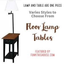 Table With Built In Floor Lamp When You Need Value Convenience And Creative Decor Added To A Room You Ll Love T End Table With Lamp Lamp Funky Bedroom Decor