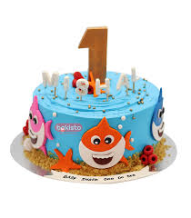 This birthday cake contains a lot of candies which are so sweet and special. Golden Fish Theme Cake By Bakisto Kids Theme Cake