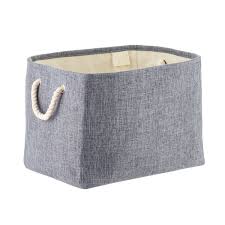 Use them to store clothes, toys, towels and basically pretty. Fabric Storage Bins The Container Store