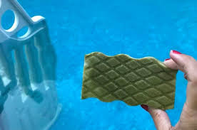 pool with a magic eraser