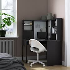 Micke Corner Workstation Black Brown 39 3 8x55 7 8 Ikea Corner Workstation Workstation Ikea Workstation