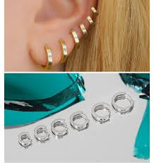 Creolen in 6 Größen echt Silber 925 Damen Ohrringe Kreolen Mehrere  Ohrlöcher | eBay