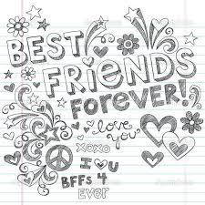Coloring pages of bff's, best friends for ever. Yscoloring Com Friends Illustration Drawings Of Friends Best Friend Drawings