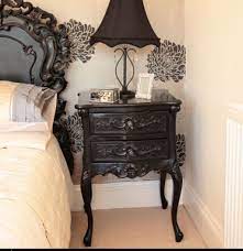 Check spelling or type a new query. Black Rococo Night Stands Shabby Chic Furniture Black And White Furniture Diy Furniture Renovation