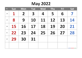 Free Printable Calendar 2022 May 2021 Calendar Printable