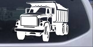 Check spelling or type a new query. Dump Truck Construction Car Or Truck Window Laptop Decal Sticker Ebay