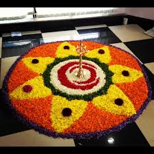 Pookalam Onam Celebrations Floral Carpet Flower Decorations Floral Decor