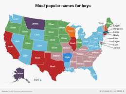 Have you decided on a name for your little prince? The Most Popular Baby Names In Every Us State Business Insider India
