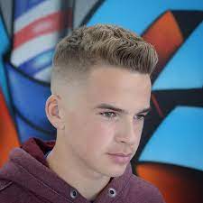 As one of the most popular short haircuts for men, the textured crop is similar to the crew cut but it typically has shorter sides with an undercut or fade, and the hair on top is slightly longer and trimmed short at the front. 44 Haircuts For Men With Thick Hair Short Medium
