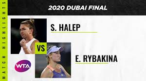 În ianuarie 2014, simo a intrat. Simona Halep Vs Elena Rybakina 2020 Dubai Final Wta Highlights Youtube