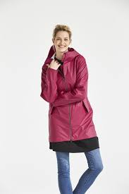Didriksons1913 Damen Regenmantel Daisy Fuchsia Magenta Regenmantel Damen Regenmantel Regenjacke