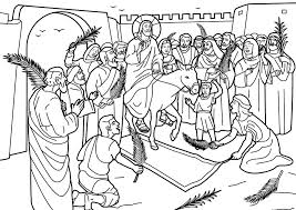 Printable coloring and activity pages are one way to keep the kids happy (or at least occupie. Entry Of Jesus Christ Into Jerusalem Coloring Pages Coloring Pages