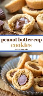 Peanut Butter Cup Cookies I Heart Eating Recipe In 2020 Peanut Butter Cup Cookies Peanut Butter Cups Delicious Christmas Cookies