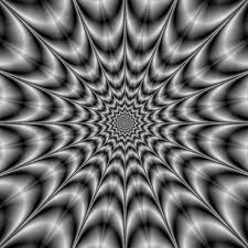 Small Black And White Canvas Prints Psychedelic Explosion In Black And White Art Print By Objowl X Small In 2020 Black And White Posters Black And White Canvas White Art