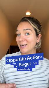 Replying to @Christy Tips for acting opposite to the emotion of anger. You  want to make sure you’re not over-using Opposite Action, as anger is a  useful emotion that can help us. But, when we know ...